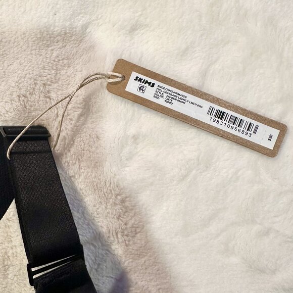 NWT SKIMS Smoothing Intimates Full Coverage Lightly Lined Bra in Onyx - 40DDD - Picture 3 of 9